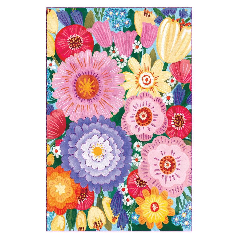Colorful floral abundance birthday card from Cardmore featuring vibrant flowers and cheerful design, perfect for celebrating.